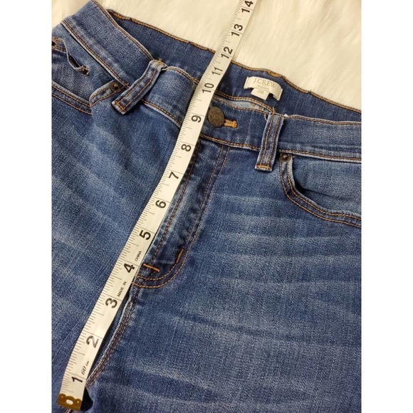 J. Crew Womens Slim Skinny Jeans Blue Stretch Medium Wash Mid Rise Pockets 28 - Picture 4 of 7